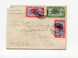 !!! CAMEROUN, CACHET ALLEMAND DUALA SUR LETTRE DE 1917 POUR LES USA - Covers & Documents