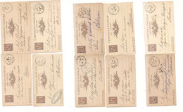 4136) Intero Postale 10c Umberto 1880-89 10 Millesimi Diversi - Entero Postal