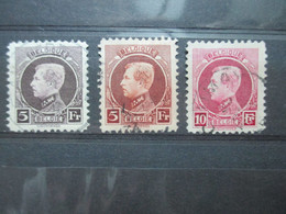 Belgium Nr  217, 218 & 219 See Scan (17) - 1921-1925 Petit Montenez