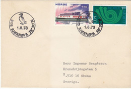 Spitsbergen 1973 Bjornoya (Bear Island) Cover Ca Bjornoya 1.8.73 (53192) - Altri & Non Classificati