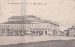 REGGIO - EMILIA - CARTOLINA - TEATRO MUNICIPALE - VIAGGIATA PER MANDELLO (LECCO) - Reggio Emilia