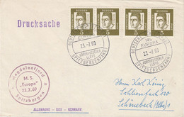 Spitsbergen 1969 Cover MS Europa Spitzbergenfahrt, Ca Magalenafjord Ca MS Europa 23.7.69 (53192D) - Other & Unclassified