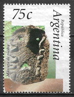 Argentina 1995. Scott #1900b (U) Native Heritage, Stone Mask - Oblitérés