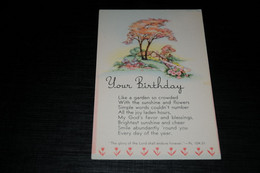 29684-                       YOUR BIRTHDAY - Naissance