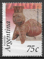 Argentina 1995. Scott #1900c (U) Native Heritage, Anthropomorphous Vessel - Used Stamps