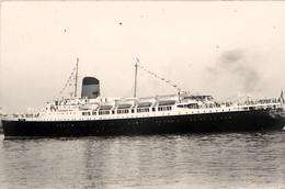 VILLE DE MARSEILLE * Carte Photo * Bateau Cargo Paquebot Commerce Marchande ? Compagnie Générale Transatlantique CGT - Comercio