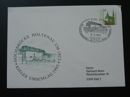 Entier Postal Stationery Pont Bridge Kiel Allemagne Germany Ref 64938 - Privatumschläge - Gebraucht