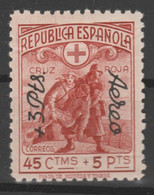 1938  Cruz Roja Aereo.  Edifil 768 - 1931-50 Unused Stamps