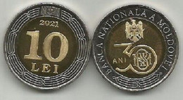 Moldova 10 Lei 2021. High Grade - Moldawien (Moldau)