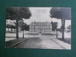 CPA FONTAINEBLEAU SOUS PREFECTURE  PLACE DECAMPS 1907  EXC ETAT - Fontainebleau