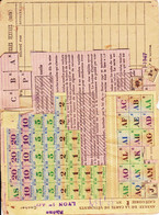 CARTE TEXTILE/23/01/1945/ MAIRIE DE LYON 1° ARRONDISSEMENT - Supplies And Equipment