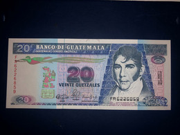 Uncirculated Guatemala Banknote 20 Quetzales P76 ( 01/03/1990) - Guatemala