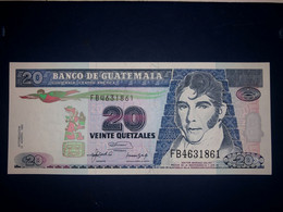 Uncirculated Guatemala Banknote 20 Quetzales P83 ( 08/12/1992) - Guatemala