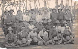 Thème:  Sport:   Football     Equipe Militaire 1922.  Coloniale  ? Carte Photo   (voir Scan) - Football