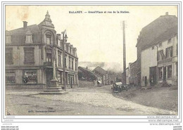 HALANZY ..-- Grand ' Place Et Rue De La STATION . OLDTIMER . - Aubange