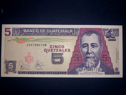 Uncirculated Guatemala Banknote 5 Quetzales P106 ( 02/12/2003) - Guatemala