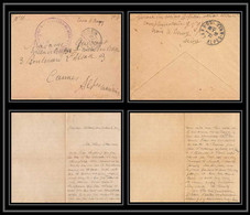 4107 Lettre Cover France Guerre War 1914/1918 Cannes Hopital Complémentaire Croix De Berny 1918 + Courrier - Oorlog 1914-18