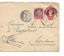 REF4625/ Brazil PS Letter Sao Paulo 1911 > Holland Arnhem Arrival Cancellation - Entiers Postaux