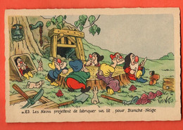 CAG-17 Blanche-Neige Et Les Sept Nains, No 23  Les Nains Fabriquent Un Lit.  Non Circulé - Fairy Tales, Popular Stories & Legends