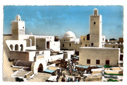 Tunisie -- KAIROUAN  --1960-- La Grande Rue  ...(  Animée).............. ....timbre.....cachets ..griffe . ... - Tunisia