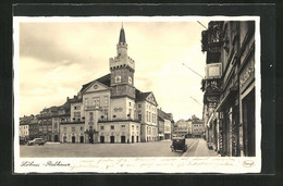 AK Löbau, Blick Zum Rathaus - Loebau