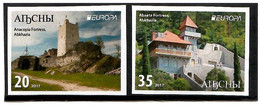 Abkhazia . EUROPA CEPT 2017. Castles .Imperf. 2v. - 2017