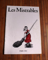 Programme De Spectable Les Misérables Paris 1980 - Afiches & Pósters