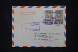 VENEZUELA - Enveloppe En Recommandé De Caracas Pour Rio De Janeiro En 1948 - L 101424 - Venezuela