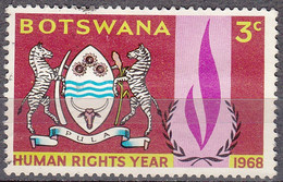 Botswana 1968 Michel 40 O Cote (2002) 0.20 Euro Armoirie Cachet Rond - Botswana (1966-...)