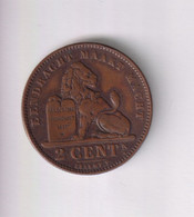 2 Centimes Belgique / Belgium 1911 Koning Der Belgen" TB+ - 2 Cents