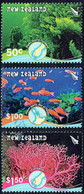 New Zealand 2008 Underwater Reefs U, LJ 2028-2030, ACS 2148-2150, Sc 2164-2166, SG 3013-3015 - Gebruikt