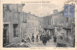 81-LAVAUR- RUE DU PORT- LES GRANDES INONDATIONS DU MIDI 1930 - Lavaur