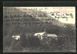 AK Bad Gr.-Tabarz I. Thür. Wald, Blick In Den Lauchagrund Mit Kurhaus, Zimmerberg-Uebelberg - Tabarz