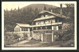 AK Tabarz Im Thür. Wald, Vor Dem Hotel Schweizerhaus - Tabarz