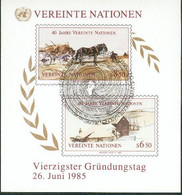 Nation Unies ( Vienne ) - 1985 - Y&T BF N°2  (o) TB. - Andere & Zonder Classificatie