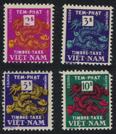 South Vietnam Postage Due 4v 1955 Def SG#SD1-SD4 MI#Porto 7-10 CV£6.- - Viêt-Nam