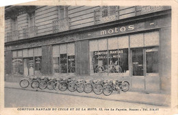 Thème:   Motocyclette  Scooter :   Comptoir Nantais Du Cycle Et Moto     Rue Lafayette   44 Nantes     (voir Scan) - Andere