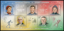 Russia 2013: Foglietto Leggende Dello Sport II Sochi 2014 / Sochi 2014 Sport Legends II S/S ** - Winter 2014: Sochi