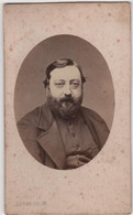 CDV Photo Originale XIXème Homme Par Eugène DELON Toulouse Cdv3033 - Anciennes (Av. 1900)