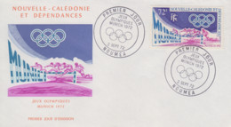 Enveloppe  FDC  1er  Jour   NOUVELLE  CALEDONIE   Jeux  Olympiques  MUNICH   1972 - Summer 1972: Munich
