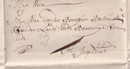 DDZ 834 - Lettre Précurseur 1757 - ST ELOYS VIJVE Vers INGELMUNSTER - Signée Van Quickenborne - 1714-1794 (Pays-Bas Autrichiens)