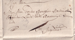 DDZ 834 - Lettre Précurseur 1757 - ST ELOYS VIJVE Vers INGELMUNSTER - Signée Van Quickenborne - 1714-1794 (Paises Bajos Austriacos)