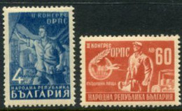 BULGARIA 1948 Trades Union Congress  MNH / **.  Michel 629-30 - Ungebraucht