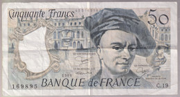 Billet 50 Francs France Quentin De La Tour 1980 - 50 F 1976-1992 ''quentin De La Tour''