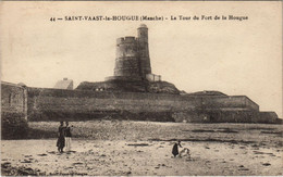 CPA St-VAAST-la-HOUGUE La Tour Du Fort De-la-HOUGUE (152748) - Saint Vaast La Hougue