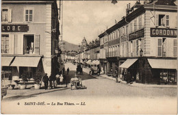 CPA Souvenir De St-DIÉ - La Rue Thiers (153495) - Saint Die