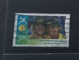 (stamp 17-7-2021) Australia Use Stamp (scarce) - Melbourne Commonweatlh Games Gold Medalist - Lawn Bowls (women) - Petanque