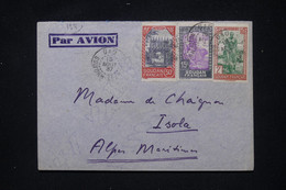 SOUDAN - Enveloppe De Gao Pour Isola En 1937 Par Avion - L 101516 - Storia Postale