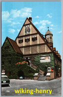 Weiden In Der Oberpfalz - Rathaus 1   Mit VW Käfer In Bogen Unter Der Treppe - Weiden I. D. Oberpfalz