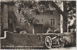 Suisse : HERMANCE : Vue Ancienne   Maison  , Charrue - Hermance